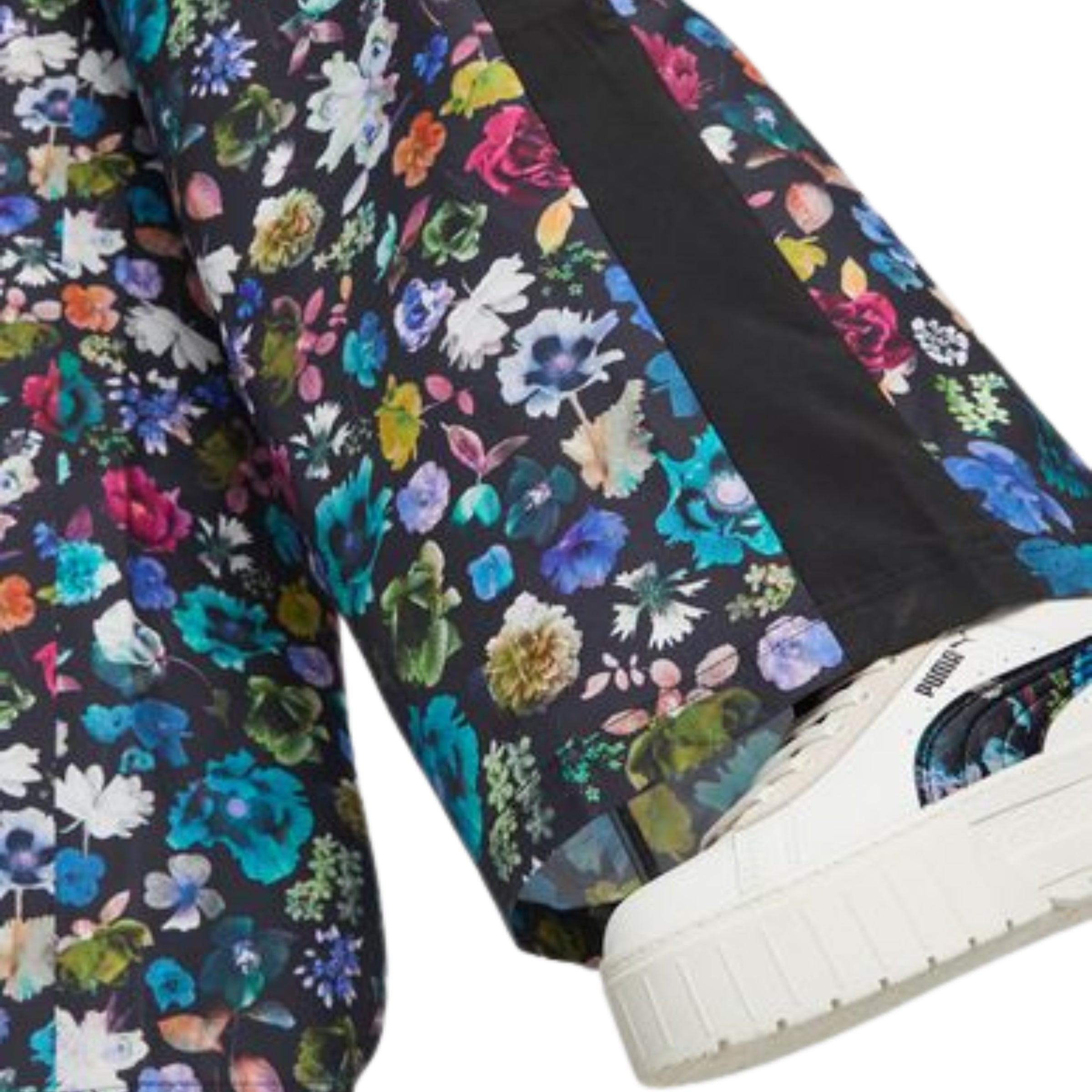 Puma Lds Track Pants X Liberty Wide Leg Multi Black